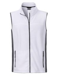 Fleece Weste Herren Weiß